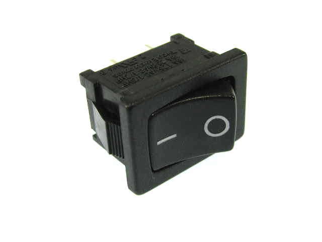 SWR 41 (B100G-B)(1-1571076-0), черный, 250В/ 6А,  ON-OFF, Tyco/TE
