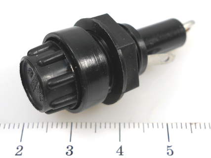 Держатель предохранителя ДВП4-2 , 5*20,  на панель, Радиодеталь