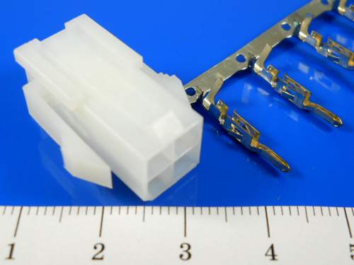 MF 2x02M вилка, обжим, шаг 4.2 мм, Китай