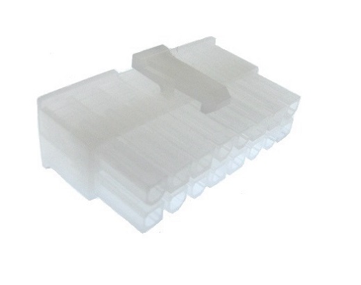 MF 2x08F (I-DS1073-02-SCT002X8) розетка, обжим, БЕЗ контактов (контакты 211648, 183463, 201040)/  шаг 4.2 мм, CONNFLY