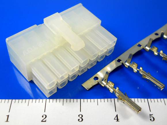 MF 2x07F розетка, розетка  на кабель, шаг 4.2 мм, с конт., Китай