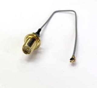 Переходник CAB UFL-F/SMA-F RG178 13CM, PRO-CELL