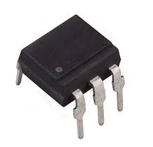 4N32, DIP-6, Оптопара транзисторная с выходом Дарлингтона,  5.3kV, 30V, 0.15A,0.1W, VISHAY/IR