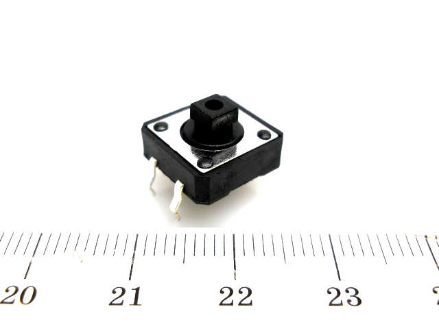 Микрокнопка DTS-24N-V (1437565-5) (FSM103) , 12*12*7.3мм, SPST, толкатель- квадрат 3.8мм, Tyco/TE