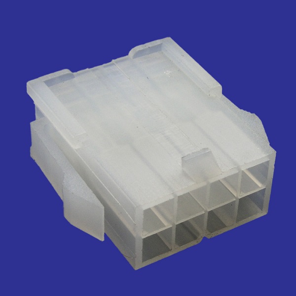 39012081 (MF 2x04M) вилка на кабель, БЕЗ КОНТАКТОВ (контакты 201805, 211649, 202591)/  шаг 4.2 мм, Molex