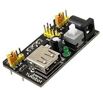 Модуль питания для макетной платы MB-102, черный, 53*31*20мм (98752)(KZY0026), Китай