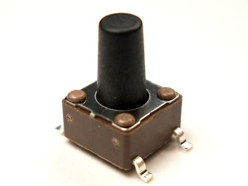 Микрокнопка DTSM20-9.5K (DTSM-65K-V-T/R) 100gf, усилие нажатия 100гс, DPT