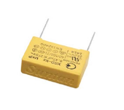 XGD-X2 MKP 275V-0.1uF  10%, TS0800(2S104K)SB0E0R, фильтр X2 0.1uF 275Vac, 13*12*10 , SUNTAN