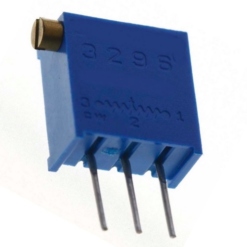 TSR 3296X-104R 100К, многооборотный, выводной,10.0х4.8х10.0 мм, SUNTAN