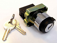 Переключатель с ключом 3SA8-BG21, [1гр.на замыкание] , Китай