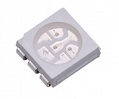 FYLS-5050PG3C, SMD/ изумрудный/ 3200mcd/ 120°/ 525nm/ прозрачный, FORYARD