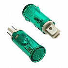 Лампа неоновая MDX-14 green 220V, зеленая,  пластик, 10000 Часов,  -25 ...+55 °С, Китай