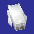 MF 2x02M (I-DS1073-02-PCT002X2)  вилка, обжим, БЕЗ КОНТАКТОВ (контакты 201805, 211649, 202591)/  шаг 4.2 мм  , CONNFLY