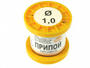 ПРИПОЙ ПОС-61  1.0мм  100гр, флюс СА-402, катушка, Россия