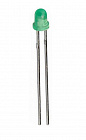 FYL-3014GD1A, 3мм/зеленый/568нм/40мкд/55° , FORYARD