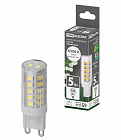Лампа светодиодная G9  5 Вт 230 В-6500 К, SMD, холодный белый / G9/ 16x49 мм/SSQ0340-0224, TDM