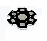 Плата для светодиода STAR 1х1W/ 1х3W/ 1х5W, d20,  1 color, Китай