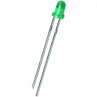 GNL-3012GD, 3мм/зеленый/565нм/5-10мкд/60°, G-NOR