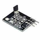 Датчик Холла KY-003 (A3144), модуль для Arduino, магнитный переключатель на базе 3144E; 4,5 – 5,5В; 8мА; 19*15мм  , Китай