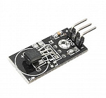 Датчик температуры (модуль) на DS18B20 (3-5,5V) (DS18B20-01), для Ардуино, темп.:-55C+125°C, Китай