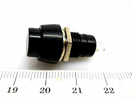 Кнопка PSW-4016B БФЧЧ без фиксации, черная,  , Jietong