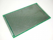 Макетная плата PCB  (90*150мм),  [шаг 2,54мм.] 