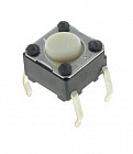 Микрокнопка B3F1000 (SWT-20-4.3), SPST-NO, 50mA, 24V, 100gf, 6*6*4.3мм, OMRON