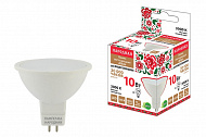Лампа светодиодная GU5.3 MR16-10 Вт-230 В-3000 К–GU5,3 Народная, теплый белый / GU5.3/ SQ0340-1609, TDM