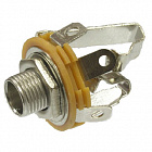 Гнездо TRS 6.3 (JACK) 2818 (7-0070/ST-318), (SZC-0070) СТЕРЕО, приборное, Китай