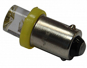 Автолампа 12V T4W BA9s Cone Yellow  (ME-0411Y) светодиодная, MEGA ELECTRIC