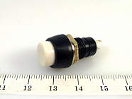 Кнопка PSW-4016A ФЧБ с фиксацией, белая,  , Jie