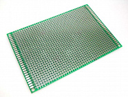 Макетная плата PCB  (80*120мм),  [шаг 2,54мм.]