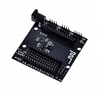 Плата расширения для NodeMcu V3 Lua ESP8266 (CH340 adapter), разъем для питания DC 6-24В; гнездо под штекеры 5.5*2.5мм, 5.5*2.1мм; 59*59*13мм, Китай