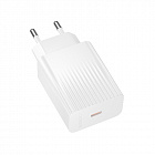 Зарядное устройство Borofone BAS73A USB Type-C 3А,20Вт, быстрая зарядка PD, без кабеля, белое, СЗУ/разъем USB  Type-C/ протоколы PD/QC/FCP/AFC, Borofone