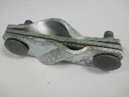 620015 Соединительный зажим  St/tZn, D=20 мм, для стержней глубинного заземлителя,, DEHN