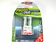Аккумулятор R6 NiMh 1.2V 2400mAh ANSMANN PHOTO, 1.2V/ 1300mAh/'AA', R6/ 5030482, ANSMANN