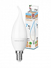 Лампа светодиодная E14 WFC37-7 Вт-230 В -6500 К–E14 (свеча на ветру) Народная, белый холодный свет/ E14/ SQ0340-1545, TDM