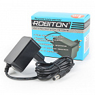Блок питания Robiton IR9-9W, [импульсный][9В][ 1А][Штекер 5,5х2,5/12мм][с фиксированным напряжением], Robiton