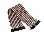 Перемычки мама-мама (40 шт по 30 см),  Dupont, 2,54 мм, 1pin, Китай