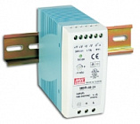 Блок питания AC/DC MDR-40-5,  [=5В. 6А.] [30Вт.] [На DIN рейку] [100*90*40мм.], MW