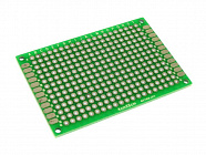 Макетная плата PCB  (40*60мм),  [шаг 2,54мм.]