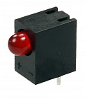 L-710A8CB/1ID, Светодиод 3мм с держателем/красный/625нм/12-25мкд/40°, KB