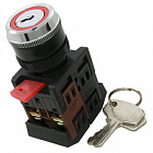 Переключатель с ключом 3SA12-22E-11Y/21,  [2 положения: NO+NC ], Китай