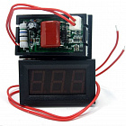 Вольтметр LED 3-х разрядный  безкорпусный (116160), 0,56 дюйма, АС 50-450В, 2-х проводной в рамке