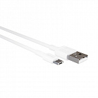 Дата-кабель More Choice K14m USB 2.0А - microUSB, TPE, 1м, белый, 2A, More Choice