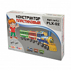 Конструктор  'Поделкин. Паровоз (327 дет.)', 6+, с пластиковыми деталями (PLX-02), Китай