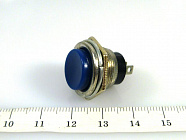 Кнопка PSW-26B (PBS-26B) замыкание, синяя, OFF-(ON), Китай