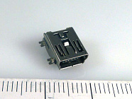miniUSB (м) (USB/M-1J) розетка на плату,  [SZC], Китай