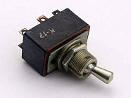 ТП1-2, '1' /2гр.на перекл.(2x ON-ON (DPDT))/  металл.ручка, Россия