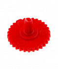 Ручка CA9MR2 (колесо),  красная, (CA9 FIG 9002 ROJO) для потенциометра CA9, 11.5мм, ACP